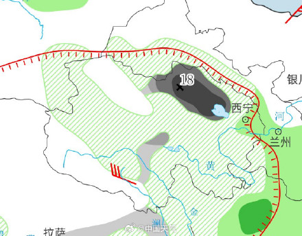青海局地或现同期少见强降雪 青海局地或现同期少见强降雪