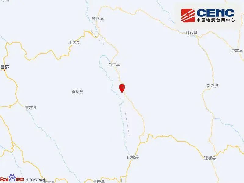 四川发生4.9级地震