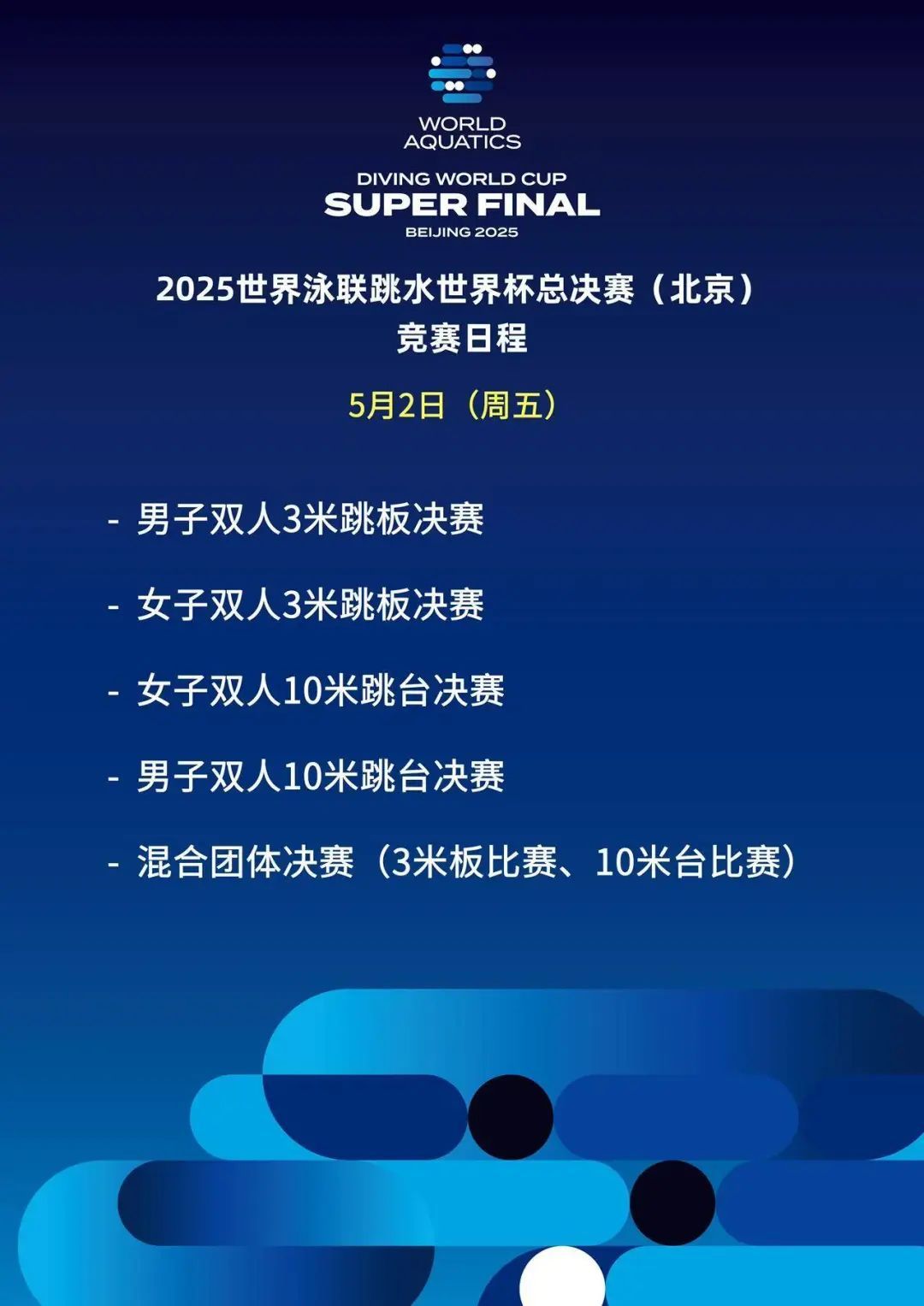 全红婵陈芋汐领衔！2025跳水世界杯总决赛名单出炉，中国“梦之队”全主力参赛