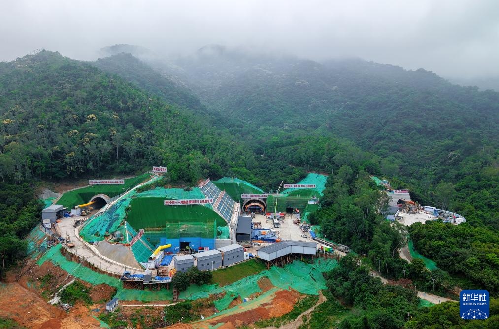 深圳外环田头山隧道群推进智能化建造 深圳外环田头山隧道群推进智能化建造