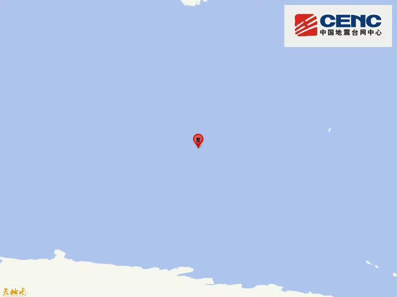 麦夸里岛以西发生5.9级地震 震源深度10公里 麦夸里岛以西发生5.9级地震 震源深度10公里