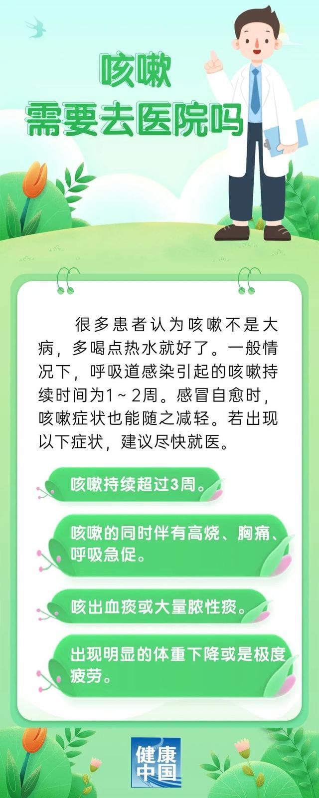 换季咳嗽别硬撑