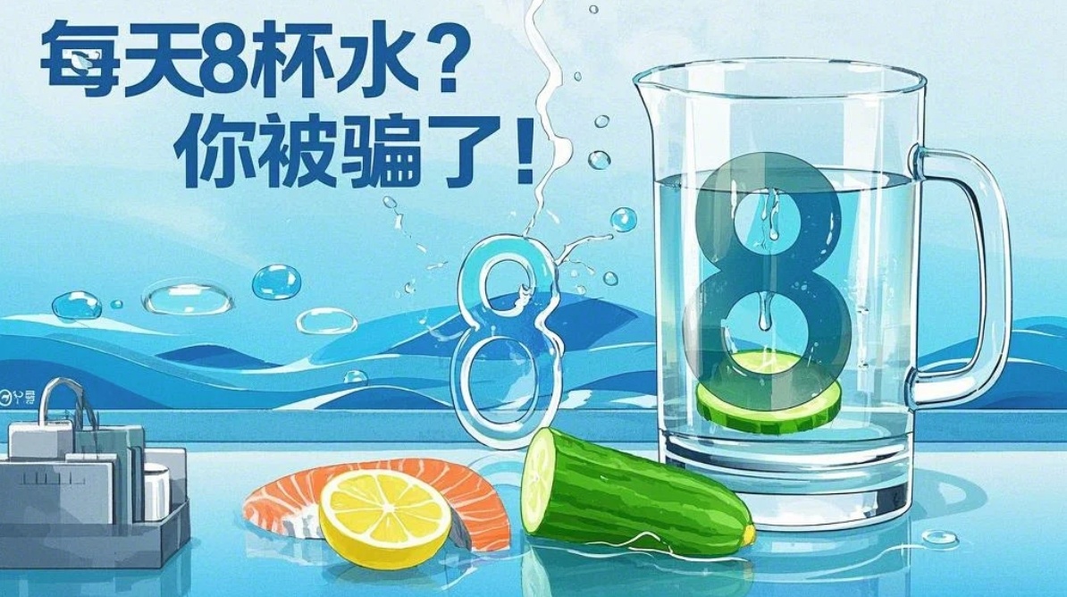 你被"8杯水"绑架了吗?这份科学饮水指南请收好 你被"8杯水"绑架了吗?这份科学饮水指南请收好