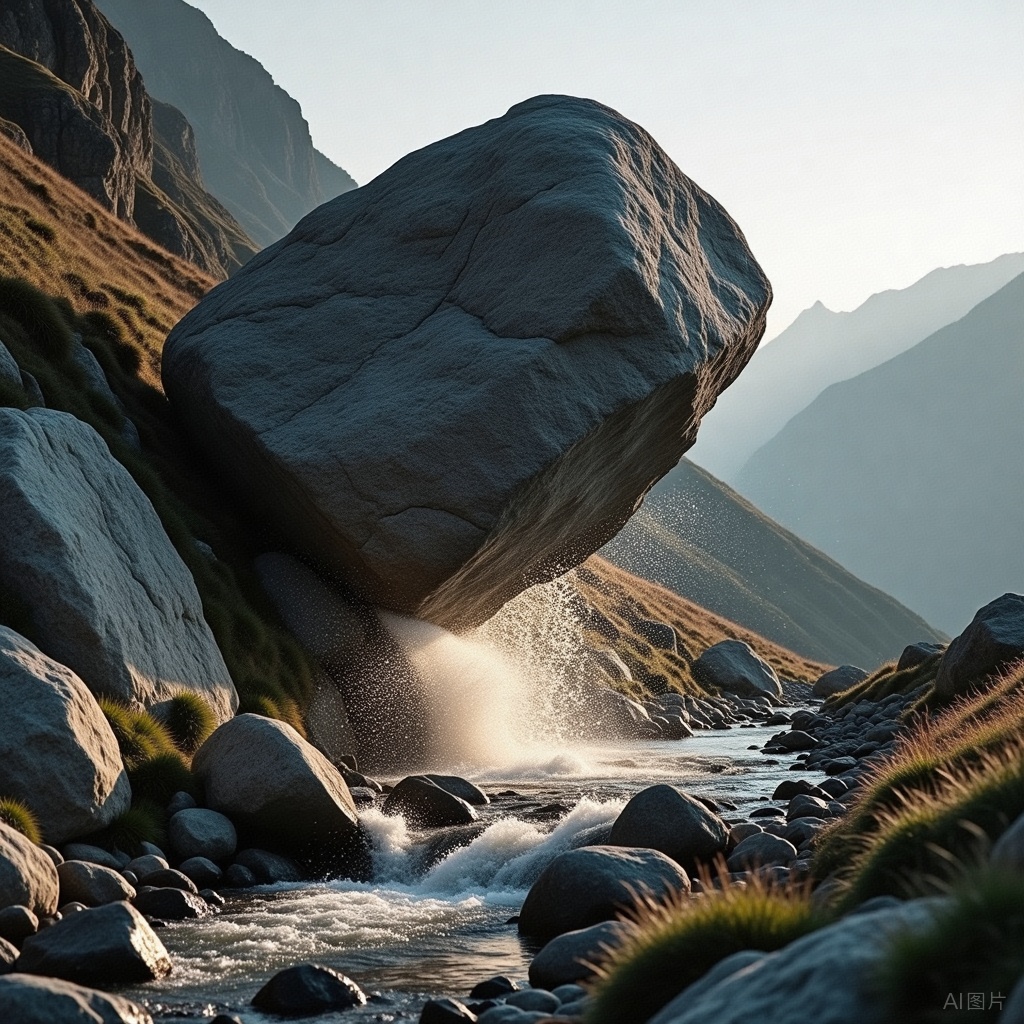 女子雨夜捡废品，不幸遭200多斤巨石“偷袭”