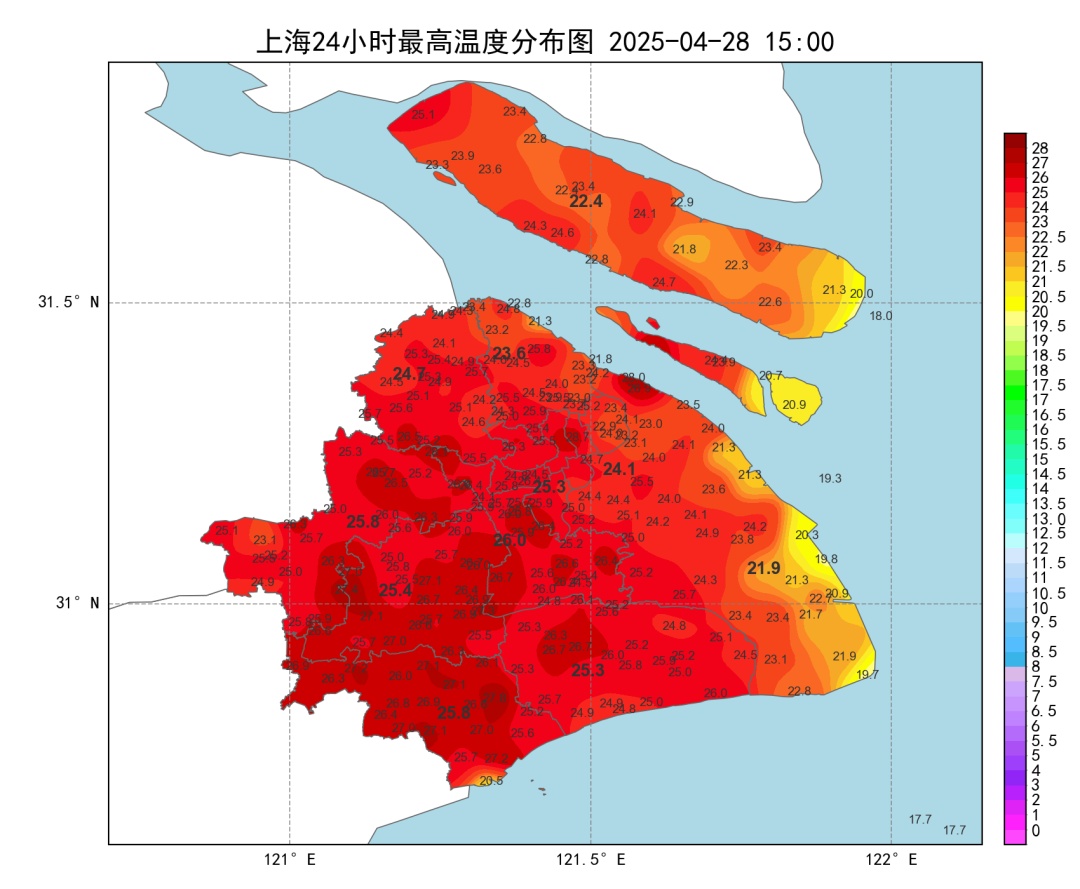 上海五一假期最高33℃,这天有雨!今年第1号台风有消息了 上海五一假期最高33℃,这天有雨!今年第1号台风有消息了