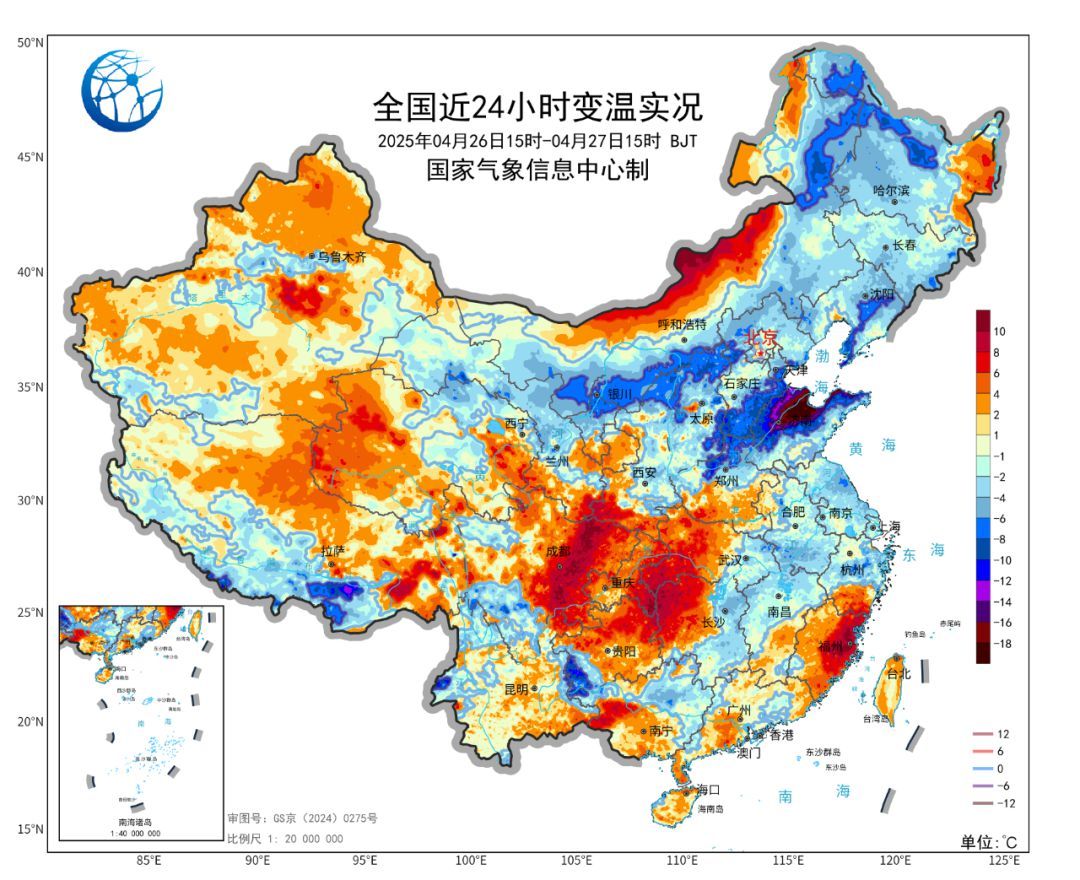 未来10天我国大部地区气温波动起伏,这些地方降雨最突出 未来10天我国大部地区气温波动起伏,这些地方降雨最突出