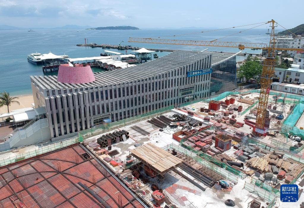 三亚:国家5A级景区蜈支洲岛旅游区配套工程加快建设 三亚:国家5A级景区蜈支洲岛旅游区配套工程加快建设