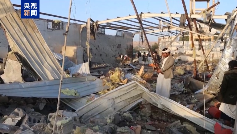 美军空袭也门萨达省一拘留所已致115人死伤