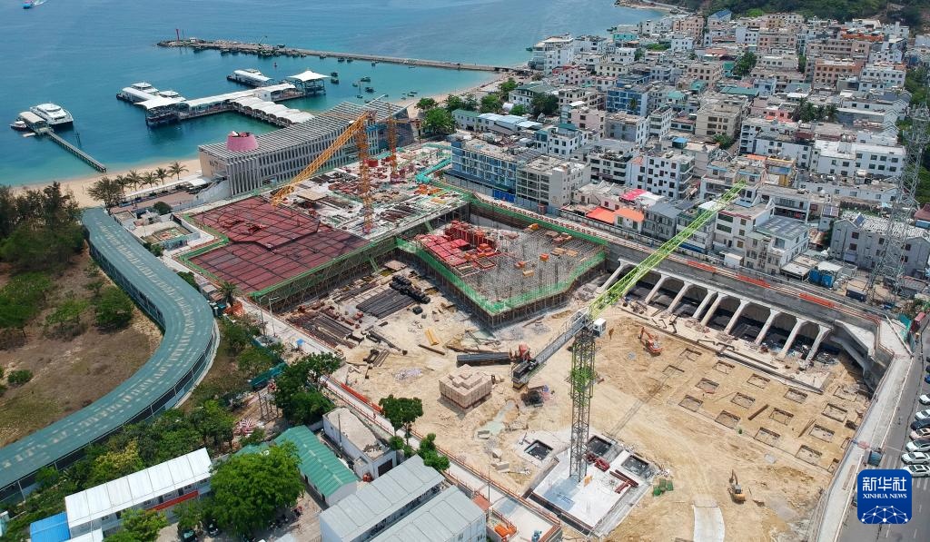 三亚:国家5A级景区蜈支洲岛旅游区配套工程加快建设 三亚:国家5A级景区蜈支洲岛旅游区配套工程加快建设