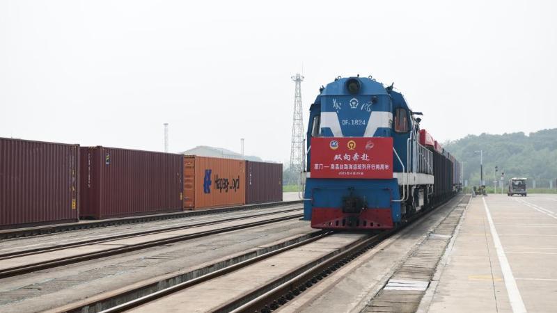 “南昌-厦门港”双向丝路班列开通两年来累计开行1600列 “南昌-厦门港”双向丝路班列开通两年来累计开行1600列