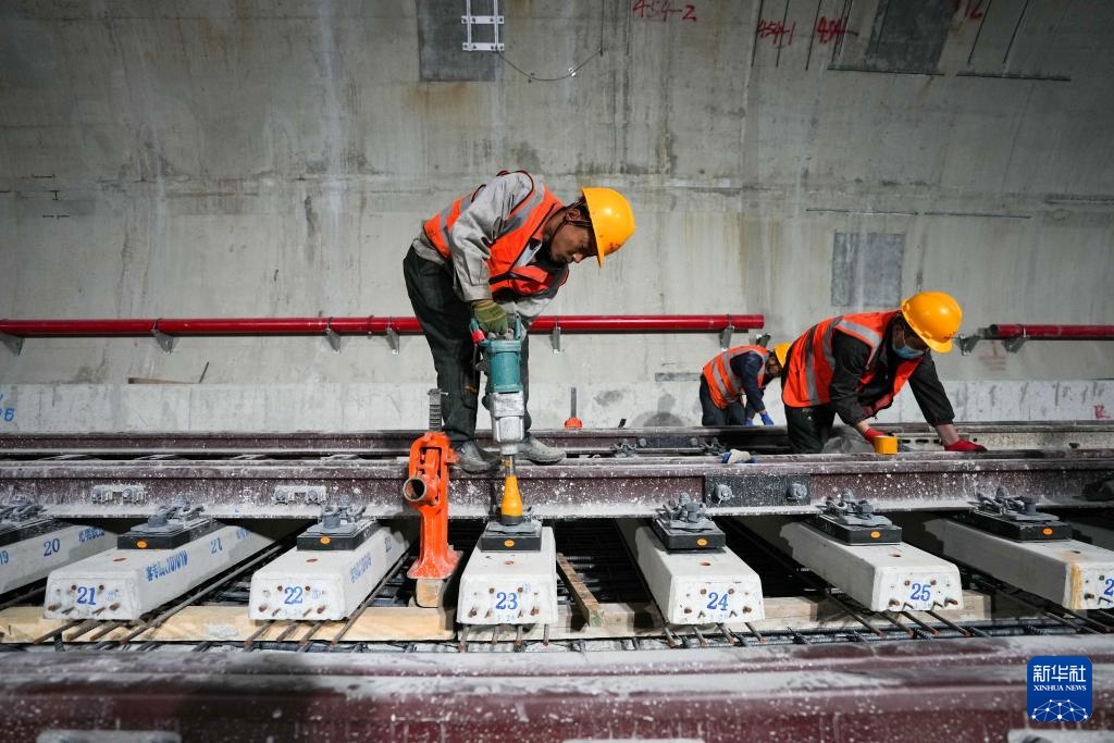 京唐城际铁路北京段轨道施工稳步推进