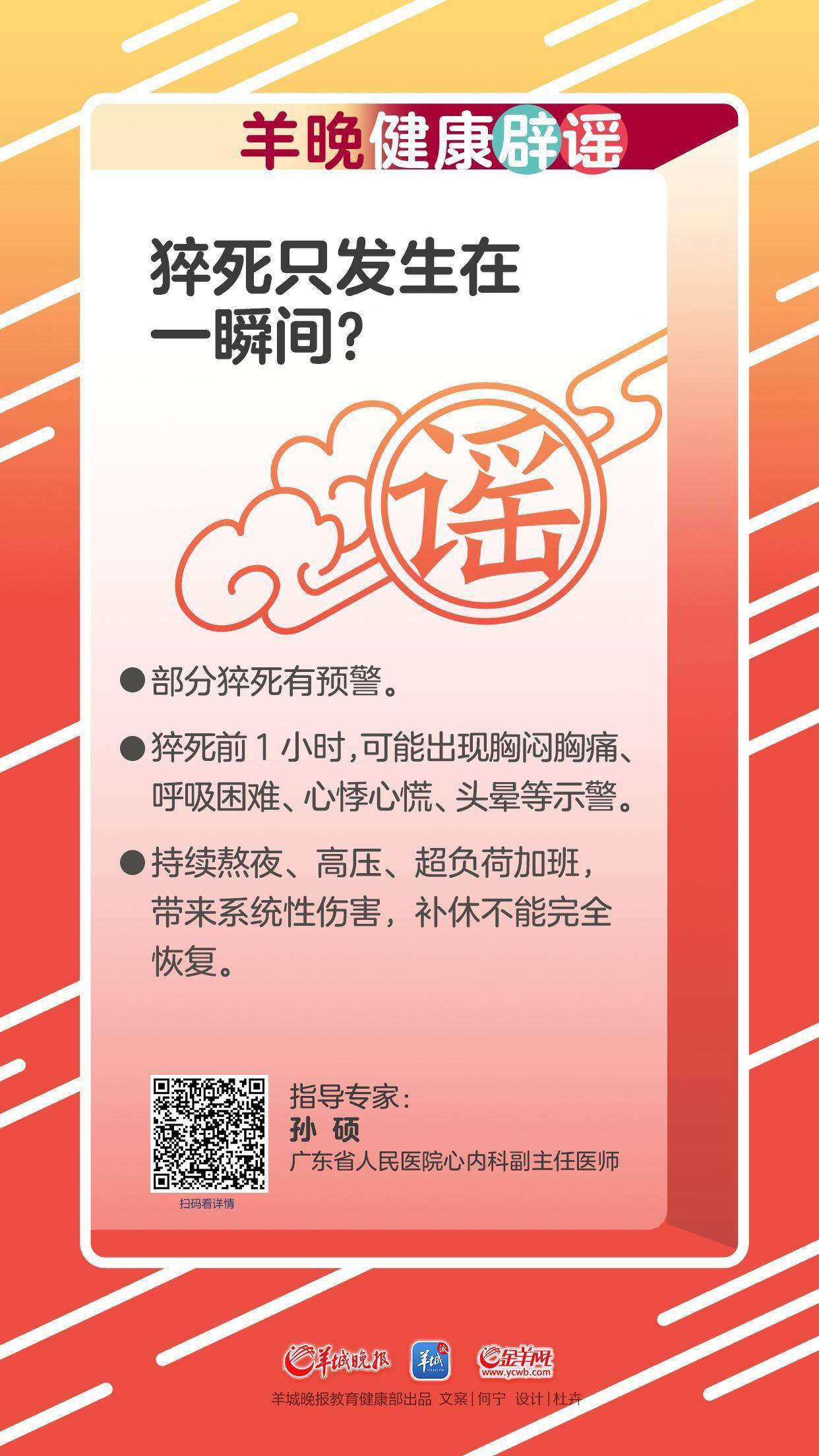 猝死只在一瞬间?医生:部分猝死有前兆,抓紧1小时自救 猝死只在一瞬间?医生:部分猝死有前兆,抓紧1小时自救