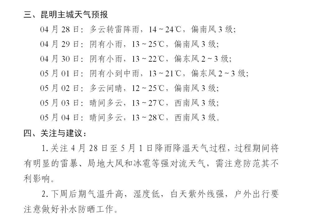 9级以上阵风！强对流！昆明市气象台发布雷电Ⅳ级预警