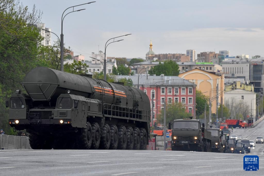 莫斯科举行卫国战争胜利日阅兵式彩排 莫斯科举行卫国战争胜利日阅兵式彩排