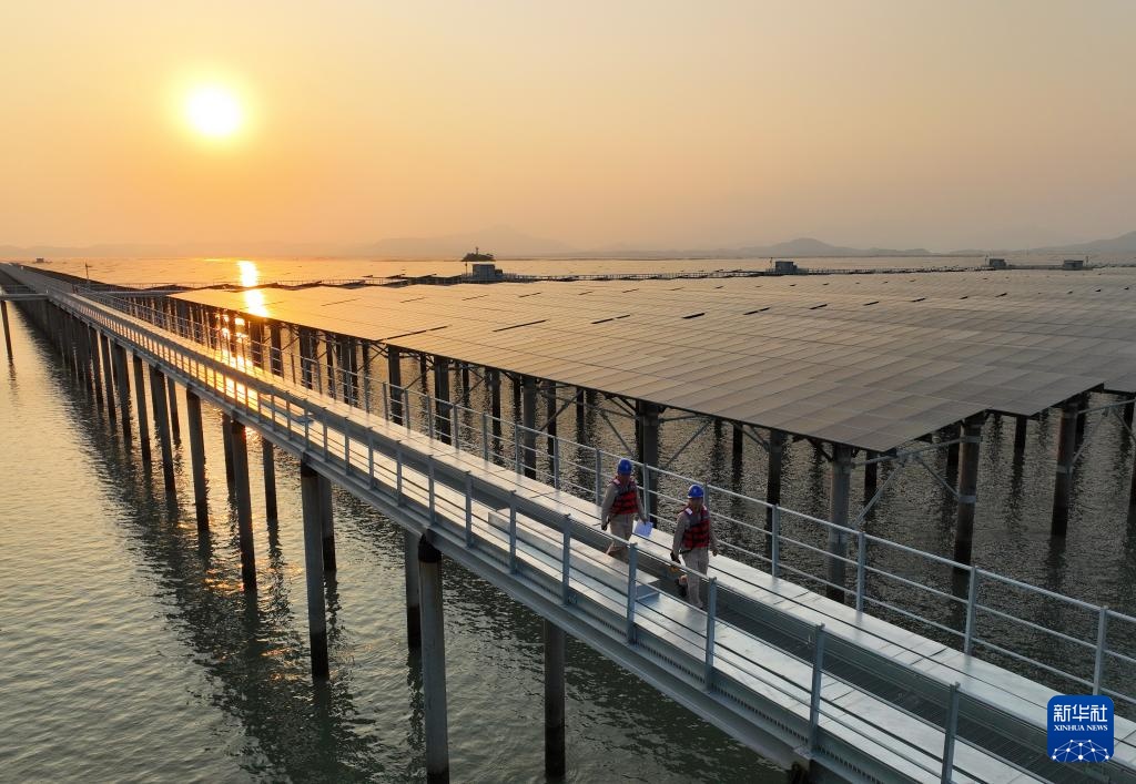 我国首个高风速海域海上光伏项目实现全容量并网