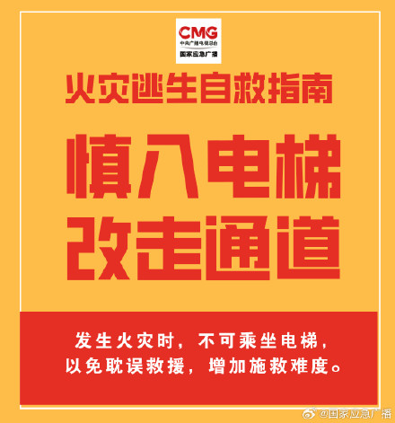 这份火灾逃生自救指南务必收好