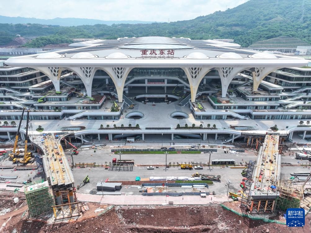 西部地区最大高铁枢纽站即将进入运行试验阶段