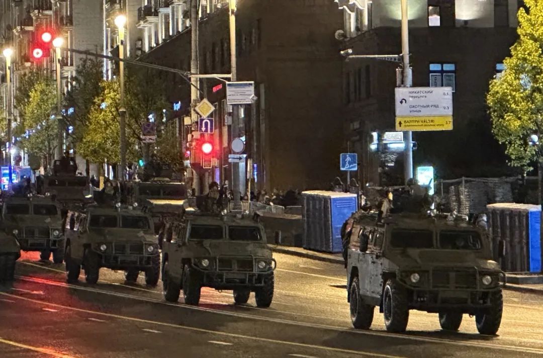 红场阅兵,首次彩排! 红场阅兵,首次彩排!