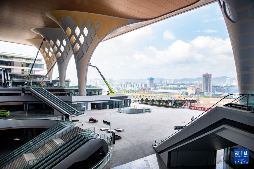 西部地区最大高铁枢纽站即将进入运行试验阶段