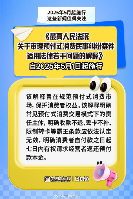 转发!2025年5月这些新规与你有关 转发!2025年5月这些新规与你有关