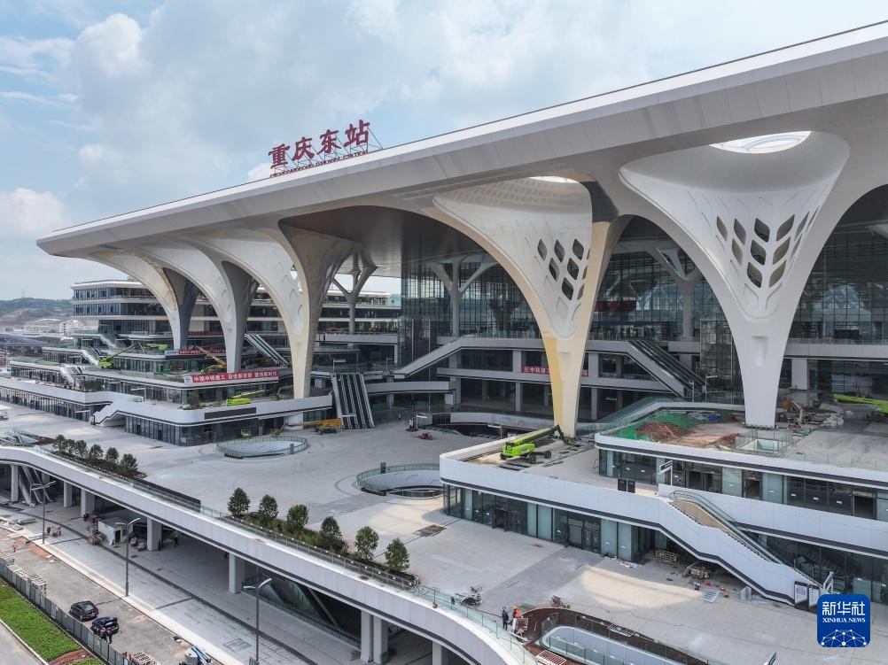 西部地区最大高铁枢纽站即将进入运行试验阶段
