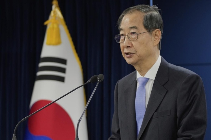 韩国前国务总理韩德洙正式宣布参加总统选举