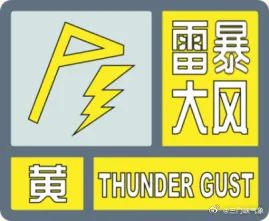 注意，三门峡发布雷暴大风黄色预警！
