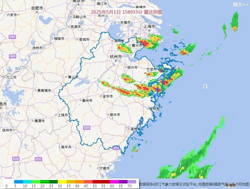浙江直冲35℃！冷空气在路上了，假期后半段将有阵雨、雷雨