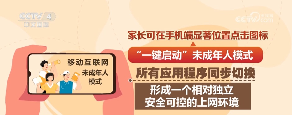 青少年模式→未成年人模式 移动互联网给未成年人加了个“保护盾”