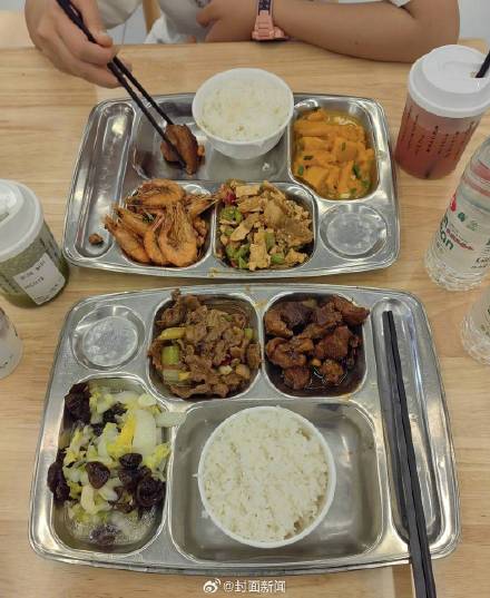 五一假期多地开放政府食堂 市民：18元3个菜，开餐前就排队了