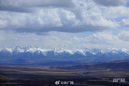 青海门源云海雪山同框好震撼 青海门源云海雪山同框好震撼