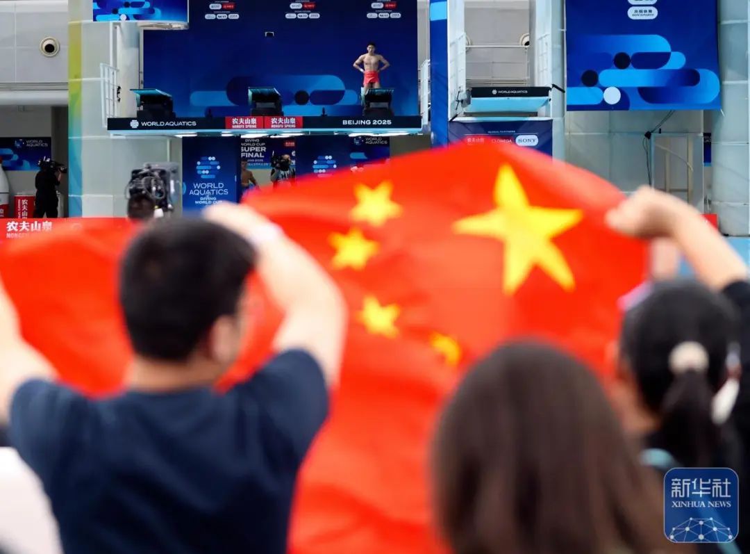 湖北运动员王宗源、郑九源包揽男子3米板冠亚军