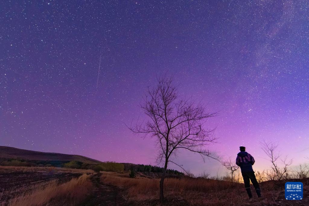 星空相册丨黑龙江富锦：极光绚烂