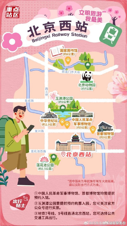 收藏！超实用的火车站周边文旅地图