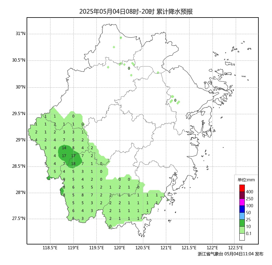 就在今晚，雨势加强！浙江今明局部暴雨！返程请注意