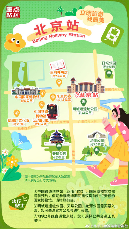 收藏！超实用的火车站周边文旅地图