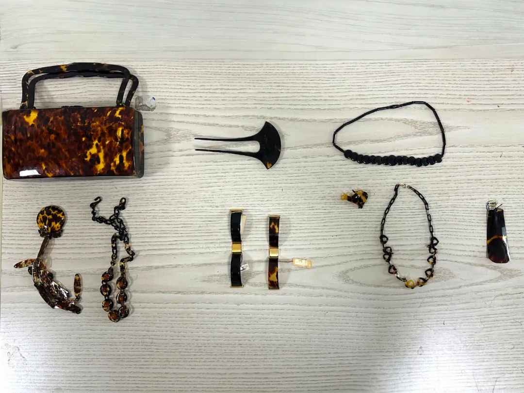 审美还是太超前了!杭州海关查获10件玳瑁制品 审美还是太超前了!杭州海关查获10件玳瑁制品