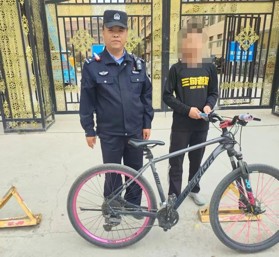 自行车“不翼而飞”民警快速帮助群众找回