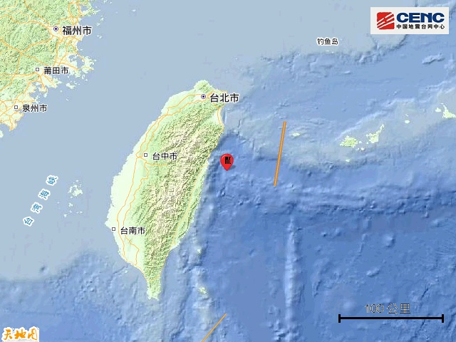 4.9级!5.7级!台湾一地突发两次地震 4.9级!5.7级!台湾一地突发两次地震