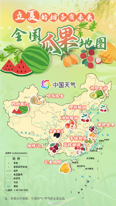 立夏尝鲜指南 全国瓜果地图解锁时令甜蜜带