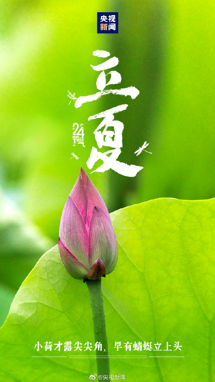 5月5日13时57分迎来立夏