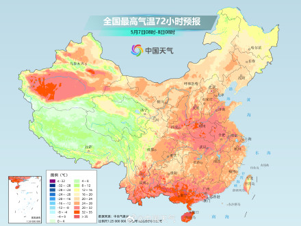 立夏开启！我国30℃+范围将扩大