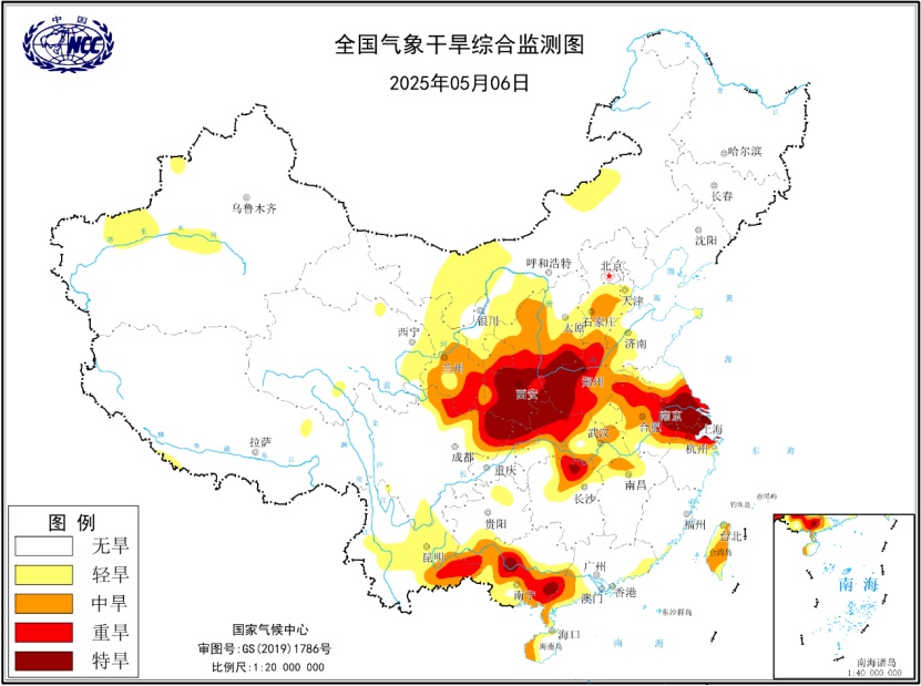 气象干旱黄色预警发布！这些地区存在重旱