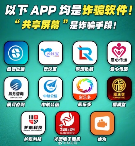 赶快自查！警方公布多个涉电信网络诈骗类APP和网址