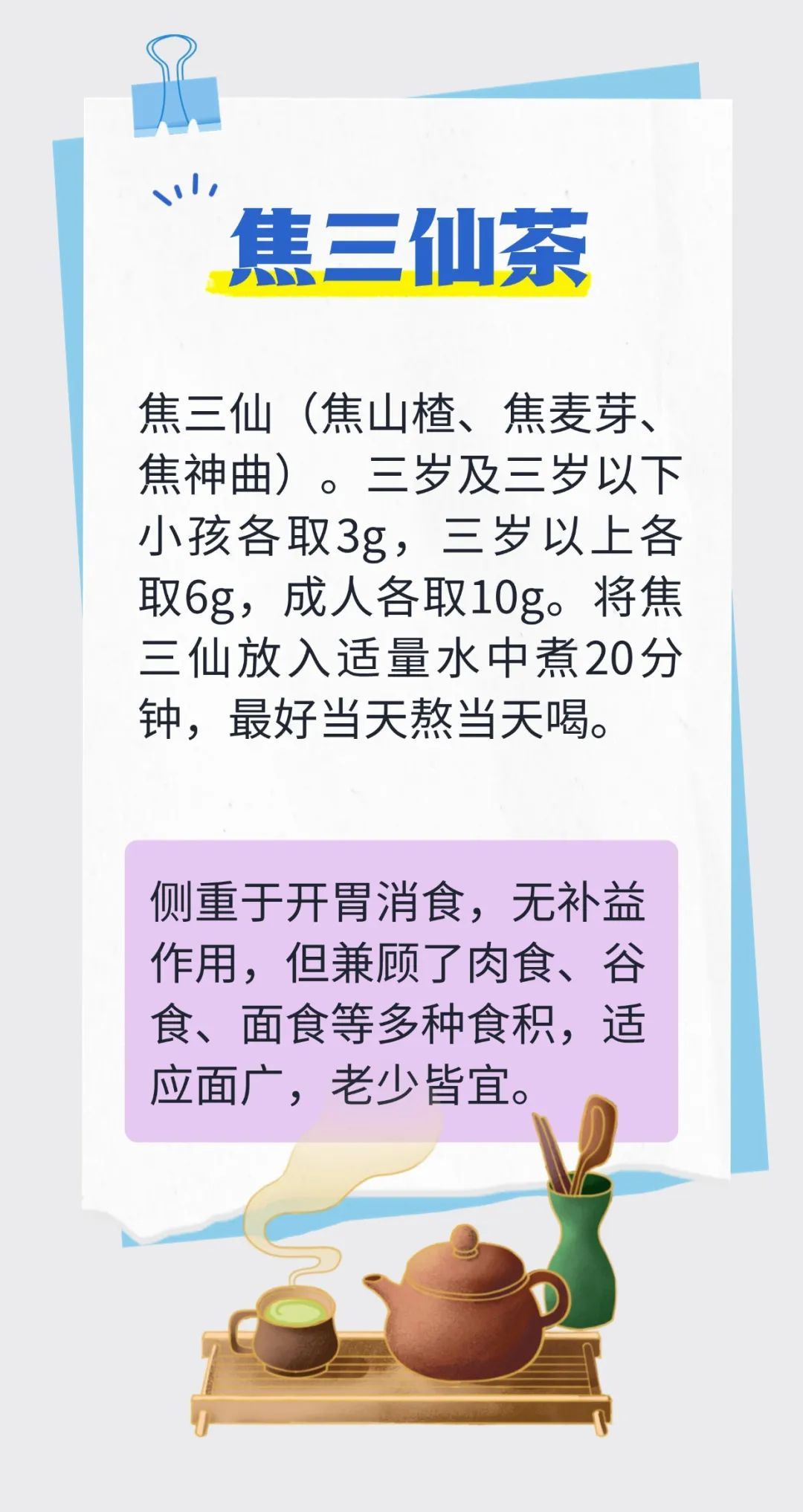 假期易吃多，有这些表现就要小心积食了，2个茶方赶紧喝起来，管用！