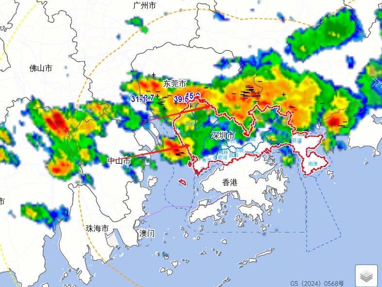 暴雨+雷电双预警！深圳人注意！这些区域即将受影响！