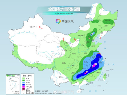 南方开启新一轮较强降水过程 北方降水自西向东发展增多