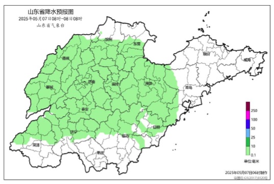 雷雨或阵雨+局部冰雹，山东发布天气预报