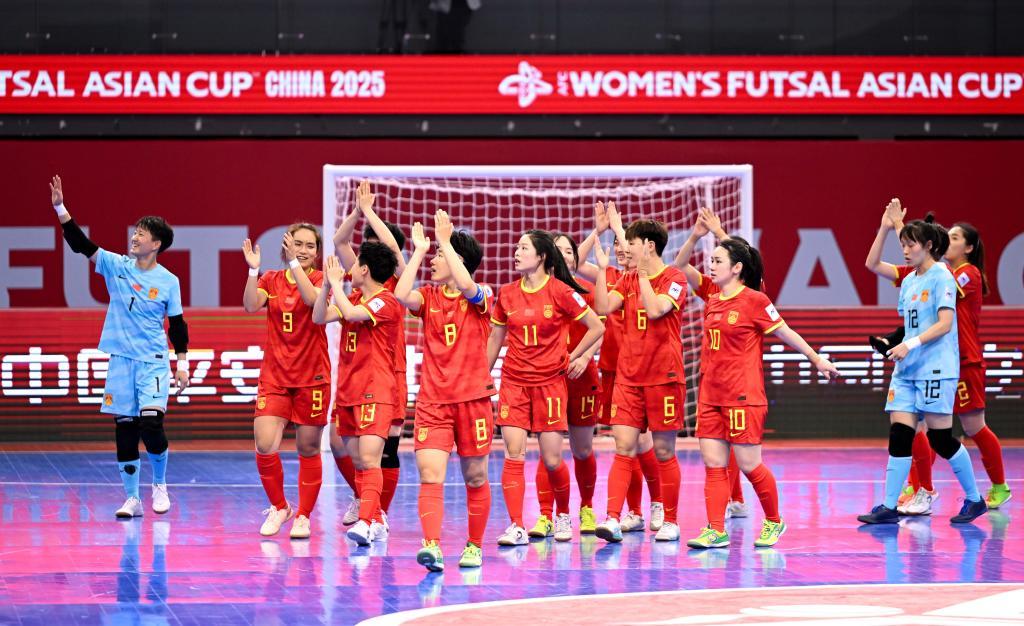 女子五人制足球亚洲杯中国队取“开门红”