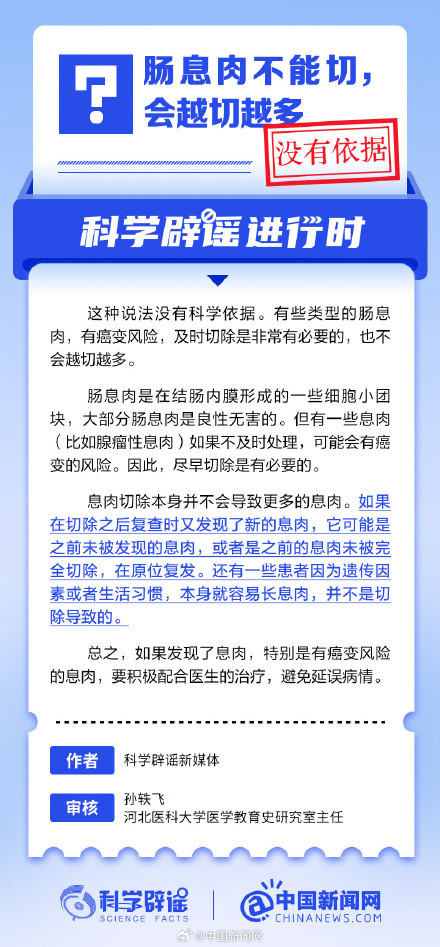 肠息肉会越切越多吗? 肠息肉会越切越多吗?